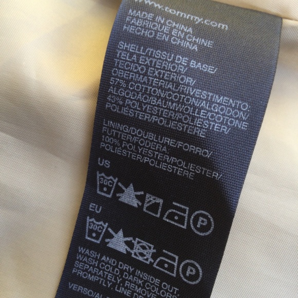 Tommy Hilfiger women’s tan trench coat Large Fall Spring - Picture 15 of 16